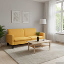 vidaXL 3-személyes sárga kanapé 180 x 65 x 76 cm