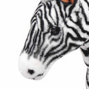 vidaXL fekete-fehér álló zebra plüssjáték XXL