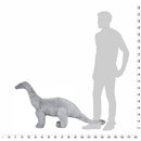 vidaXL szürke álló brachiosaurus plüssjáték XXL