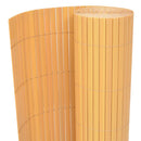 vidaXL sárga kétoldalas PVC kerti kerítés 90 x 300 cm