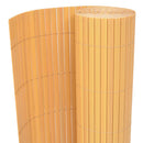 vidaXL sárga kétoldalas PVC kerti kerítés 90 x 500 cm