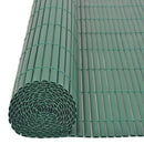 vidaXL Kerti Kerítés Zöld 150 x 300 cm PVC