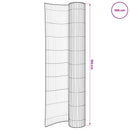 vidaXL Kerti Kerítés 300 x 150 cm PVC Szürke
