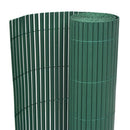 vidaXL Kerti Kerítés Zöld 150 x 500 cm PVC