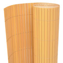 vidaXL Kerti Kerítés Sárga 150 x 500 cm PVC