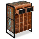 vidaXL újrahasznosított fa bortartó állvány 16 palackhoz