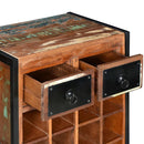 vidaXL újrahasznosított fa bortartó állvány 16 palackhoz