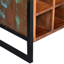 vidaXL újrahasznosított fa bortartó állvány 16 palackhoz