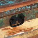 vidaXL tömör újrahasznosított fa cipőtároló pad