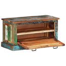 vidaXL tömör újrahasznosított fa cipőtároló pad