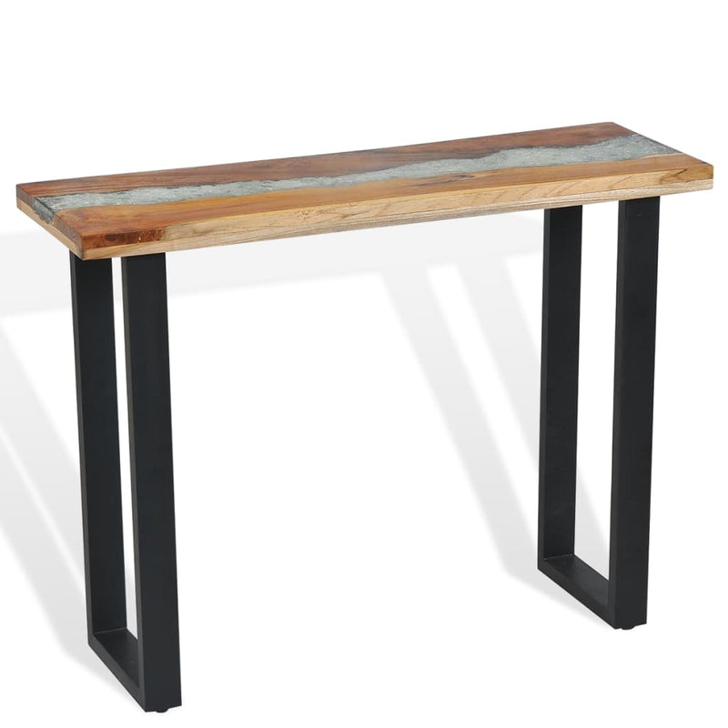 vidaXL tíkfa tálalóasztal 100 x 35 x 75 cm