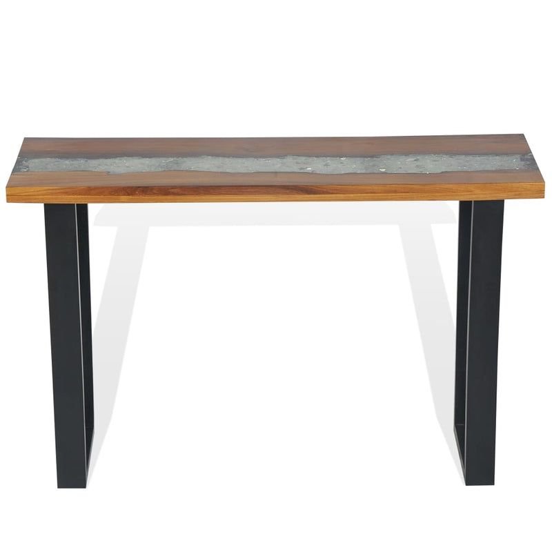 vidaXL tíkfa tálalóasztal 100 x 35 x 75 cm