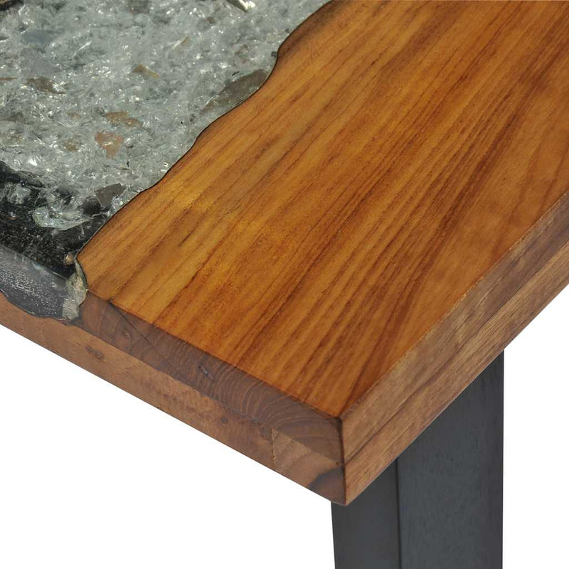 vidaXL tíkfa tálalóasztal 100 x 35 x 75 cm
