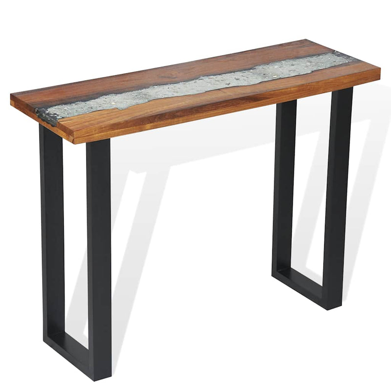 vidaXL tíkfa tálalóasztal 100 x 35 x 75 cm