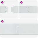vidaXL 5 darabos gyepkerítés galvanizált acélból 100 x 19 cm