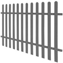 vidaXL WPC léckerítés 200 x 120 cm