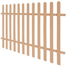 vidaXL WPC léckerítés 200 x 120 cm