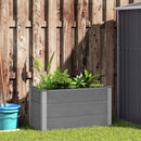vidaXL szürke WPC kerti magaságyás 100 x 50 x 54 cm