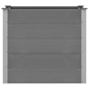 vidaXL szürke WPC kerti magaságyás 100 x 50 x 91 cm