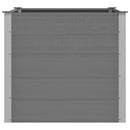 vidaXL szürke WPC kerti magaságyás 100 x 100 x 91 cm