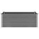 vidaXL szürke WPC kerti magaságyás 150 x 100 x 54 cm