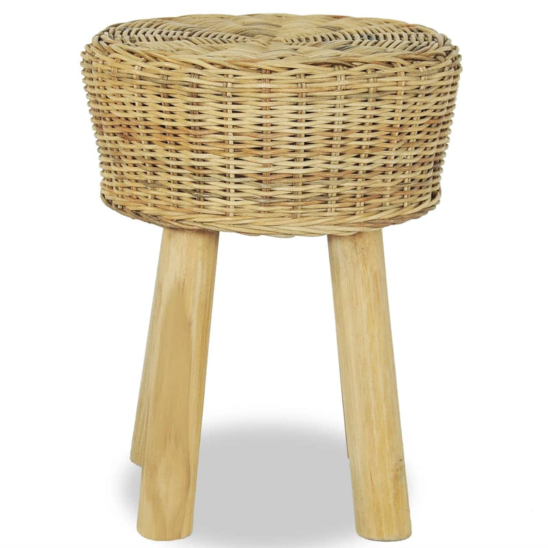 vidaXL természetes rattan bárszék