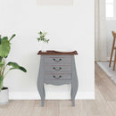 vidaXL tömör mahagóni fa éjjeliszekrény 48 x 35 x 64 cm