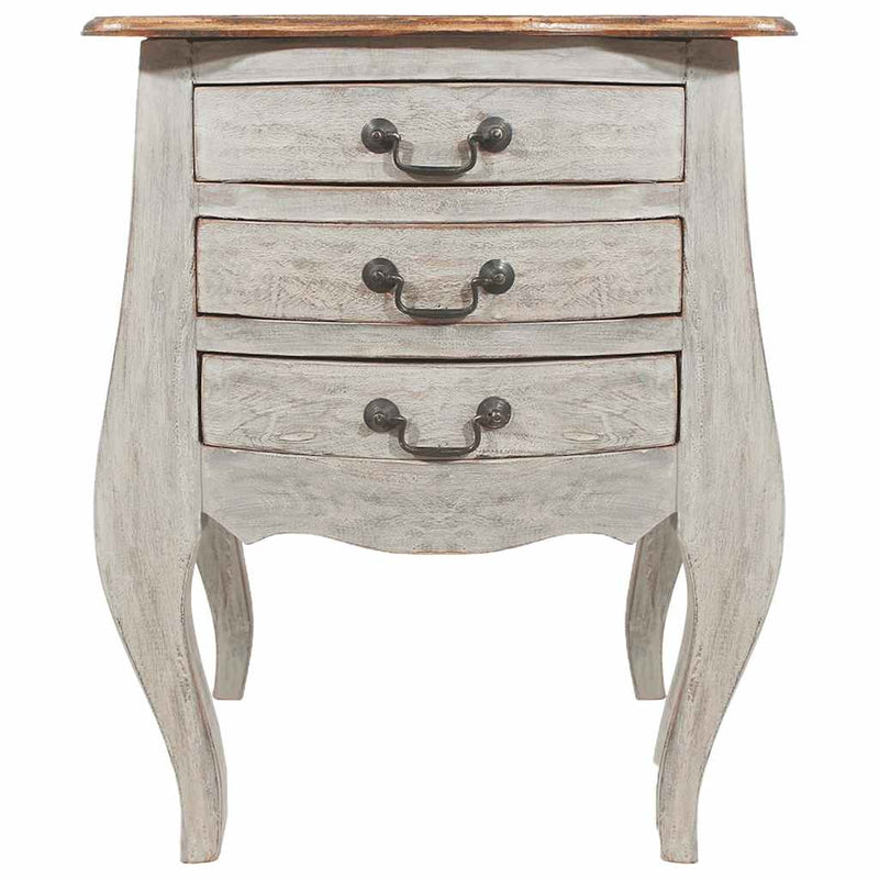 vidaXL tömör mahagóni fa éjjeliszekrény 48 x 35 x 64 cm