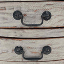 vidaXL tömör mahagóni fa éjjeliszekrény 48 x 35 x 64 cm