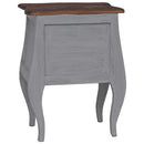 vidaXL tömör mahagóni fa éjjeliszekrény 48 x 35 x 64 cm