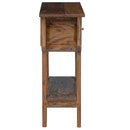 vidaXL vegyes újrahasznosított fa konzolasztal 80 x 35 x 80 cm