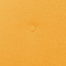 vidaXL sárga szövet karosszék