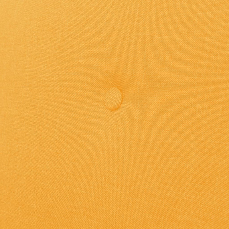 vidaXL sárga szövet karosszék