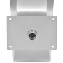 vidaXL ezüstszínű rozsdamentes acél medence-szökőkút 50 x 30 x 53 cm