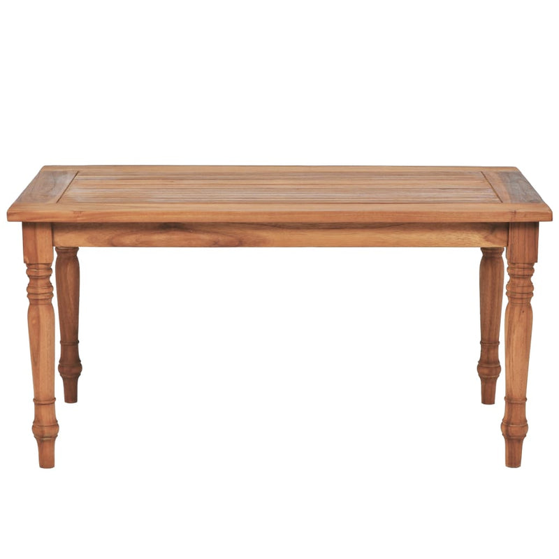vidaXL tíkfa Batavia dohányzóasztal 90 x 50 x 45 cm