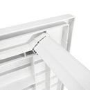 vidaXL fehér műanyag kerti asztal 126 x 76 x 72 cm