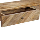 vidaXL tömör mangófa tálalóasztal 118 x 30 x 80 cm