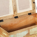 vidaXL tömör újrahasznosított fa tárolópad 80 x 40 x 40 cm