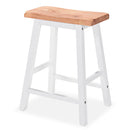 vidaXL 3 részes fehér MDF bárgarnitúra