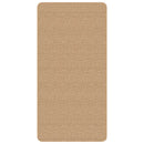 vidaXL természetes színű juta szőnyeg latex hátoldallal 80 x 160 cm