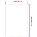 vidaXL természetes színű juta szőnyeg latex hátoldallal 140 x 200 cm