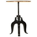vidaXL tömör mangófa bárasztal 75 x (76-110) cm