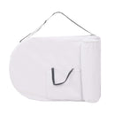 vidaXL fehér összecsukható 4 cm-es masszázsasztal 2 hengerpárnával