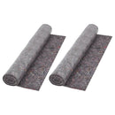 vidaXL 2 db szürke, csúszásmentes takarófilc 50 m 180 g/m²