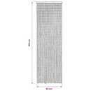 vidaXL  bambusz szúnyogháló ajtófüggöny 56 x 185 cm
