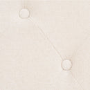 vidaXL fehér szövet karosszék