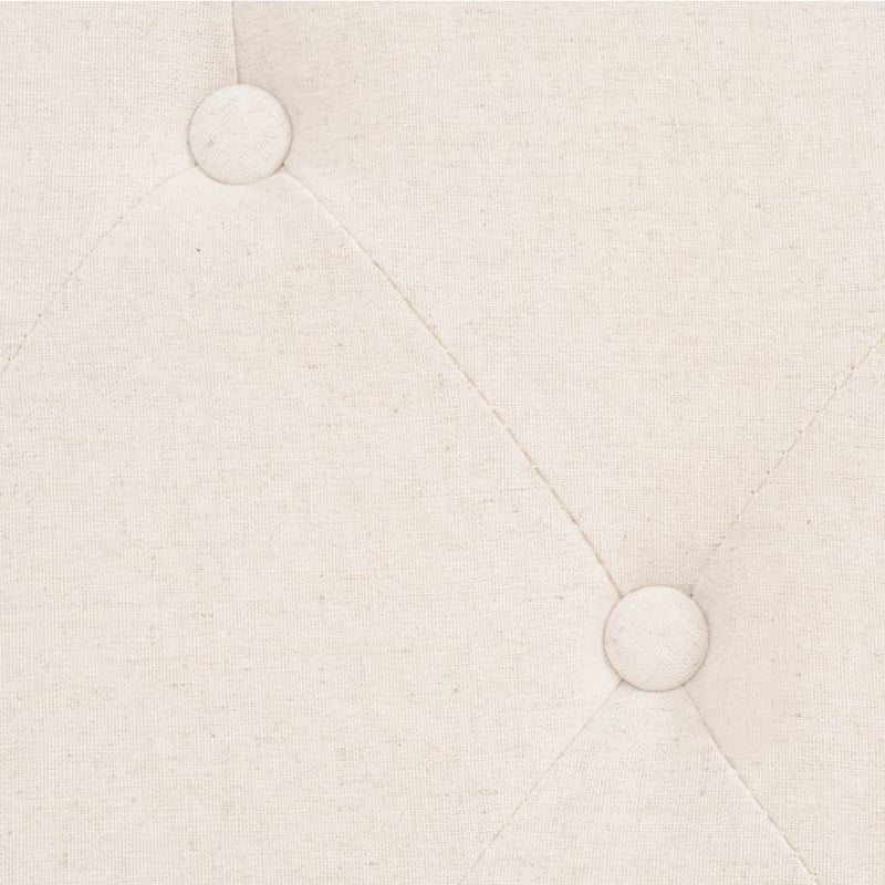 vidaXL fehér szövet karosszék