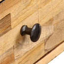 vidaXL tömör újrahasznosított tíkfa dohányzóasztal 90 x 65 x 40 cm