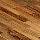 vidaXL tömör újrahasznosított tíkfa/acél étkezőasztal 180 x 90 x 76 cm