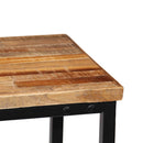 vidaXL újrahasznosított tömör tíkfa konzolasztal 90 x 30 x 76 cm